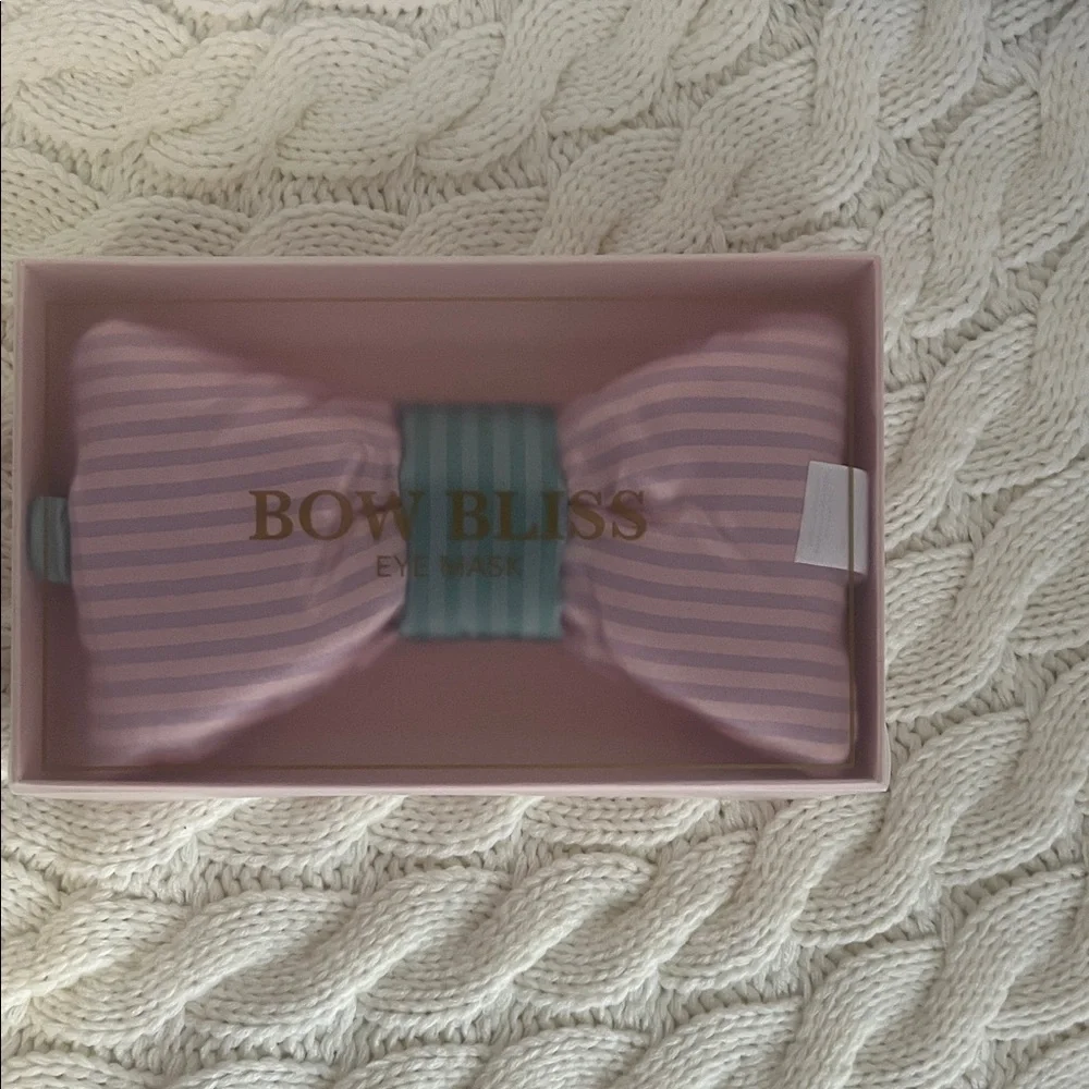 Bliss Pink and Green Striped Face Mask